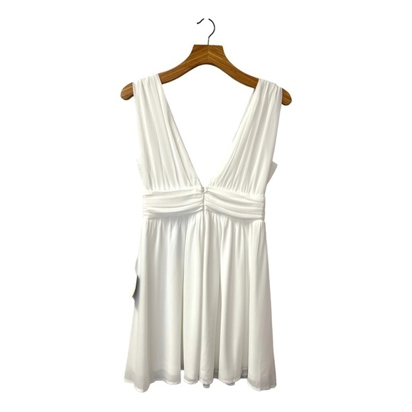 NWT Lulu's Heavenly Hues White Mini Dress Size S - Picture 2 of 9